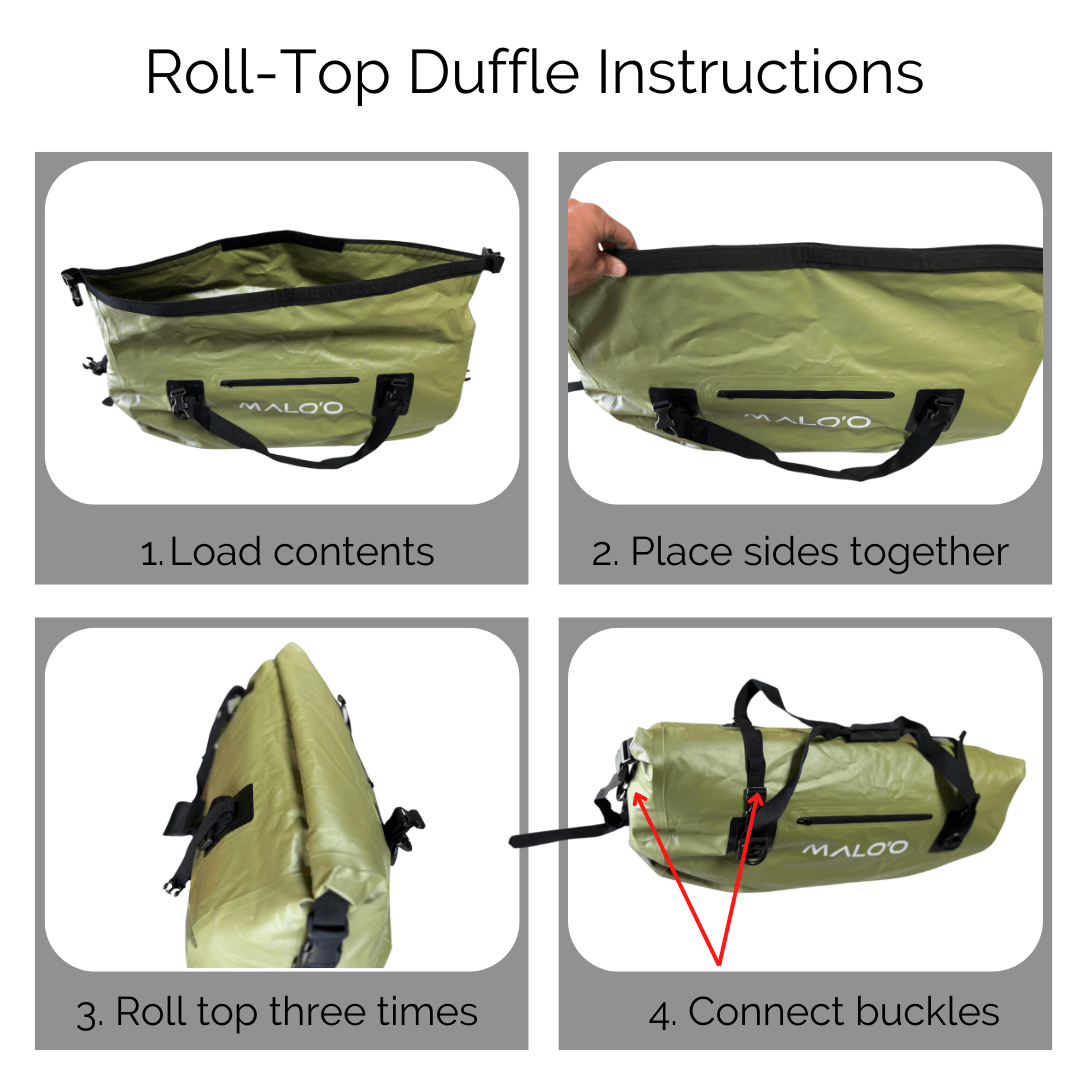 Malo'o DryPack Malo'o DryPack Waterproof Roll-Top Duffle Bag