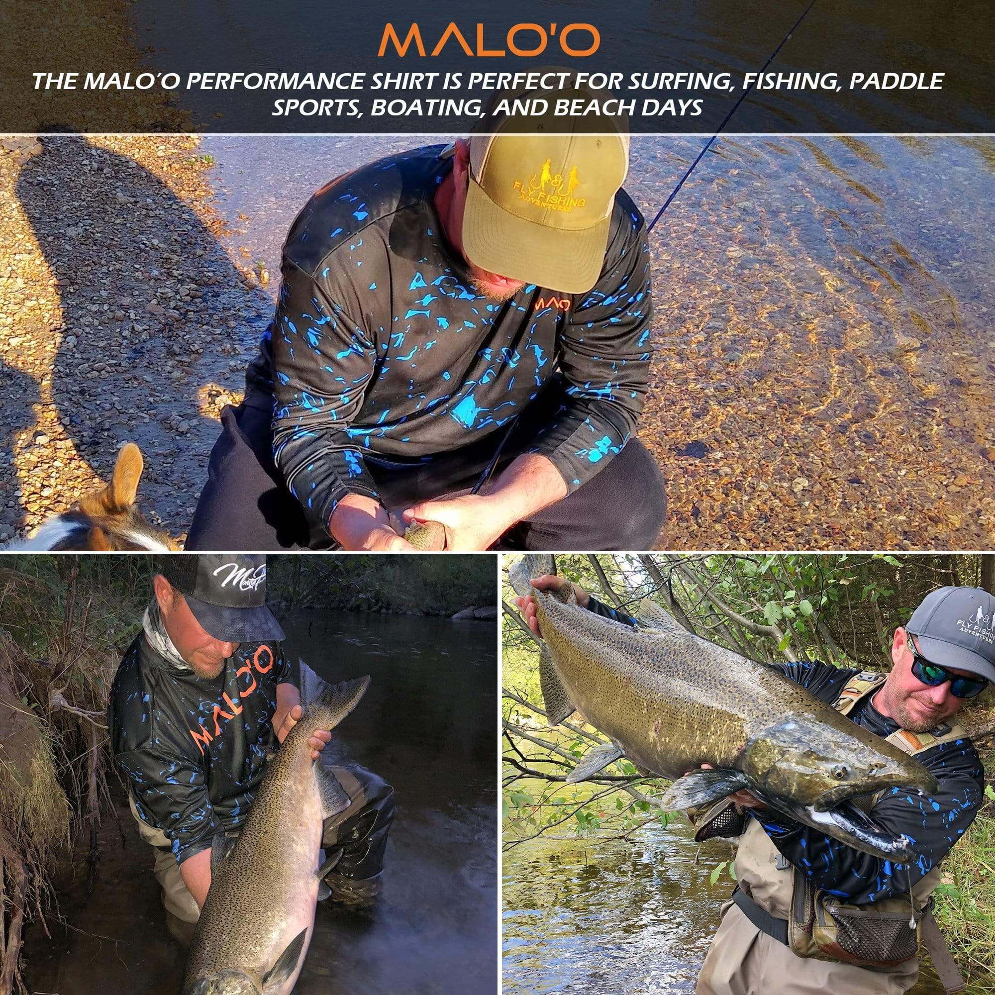 Malo&#39;o Racks Fishing Shirt Malo’o Performance Fishing Shirt