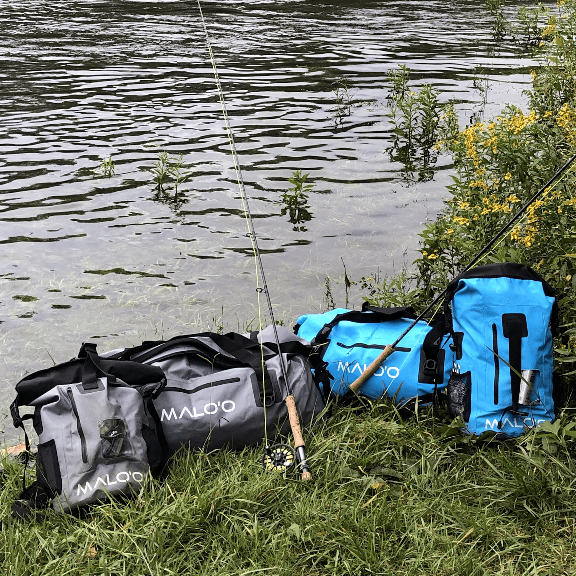MIER Large Waterproof Duffel Bag Roll-top Dry Backpack