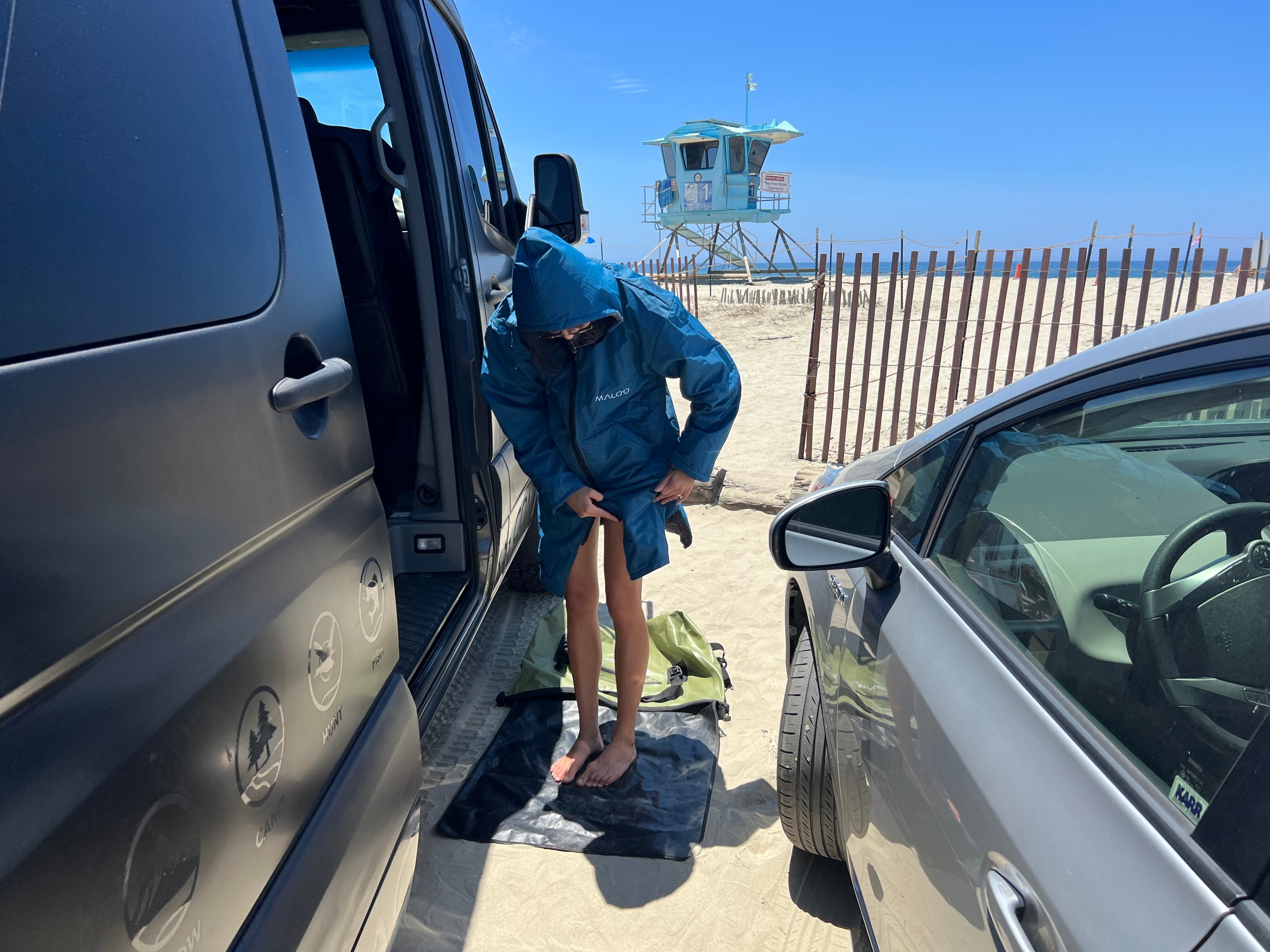 Changing Parkas & Towels - Malo'o Racks