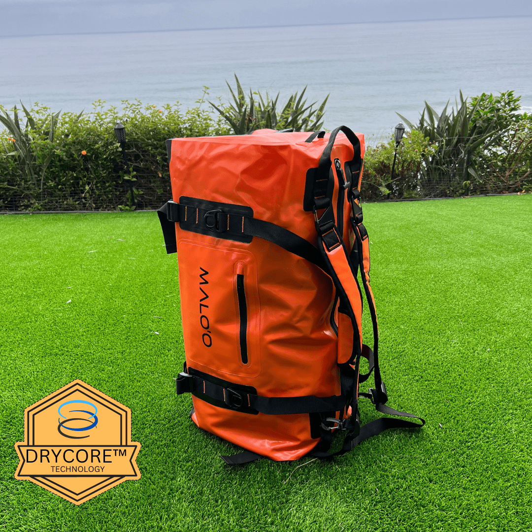 DryPack 60 - 90 Liter Airtight Waterproof Backpack Duffle - Malo'o Racks