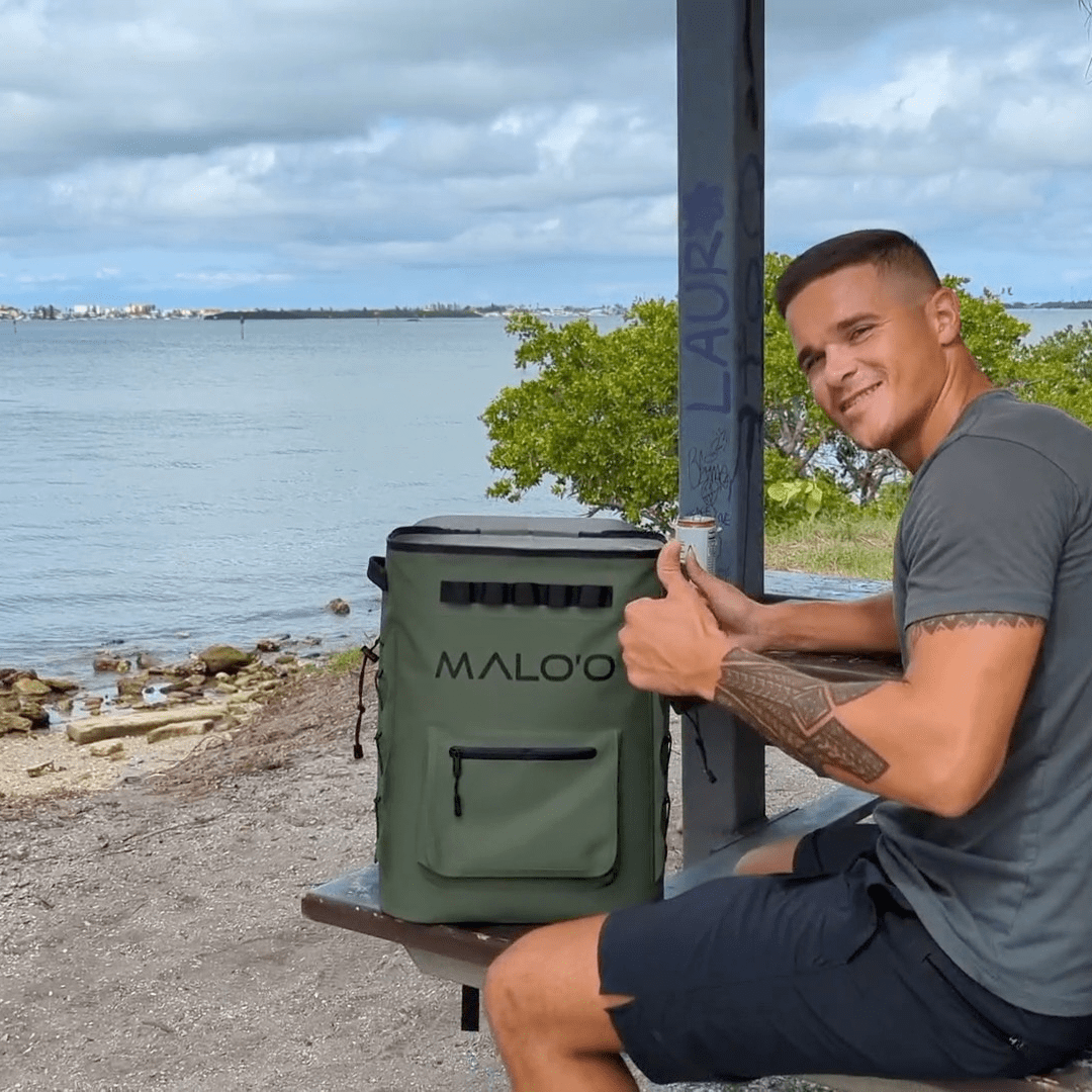 DryPack Adventure Backpack Cooler - Malo'o Racks