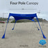 DualShade™ 10x10 - Instant beach shade. Vehicle - ready awning - Malo'o Racks