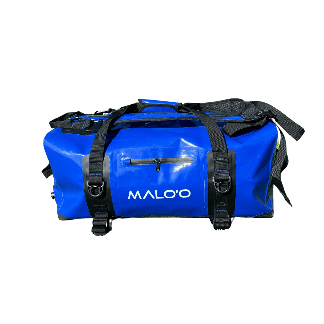 Malo&#39;o Racks Dark Blue / 60L DryPack 60-90 Liter Zipper Top Waterproof Backpack Duffle