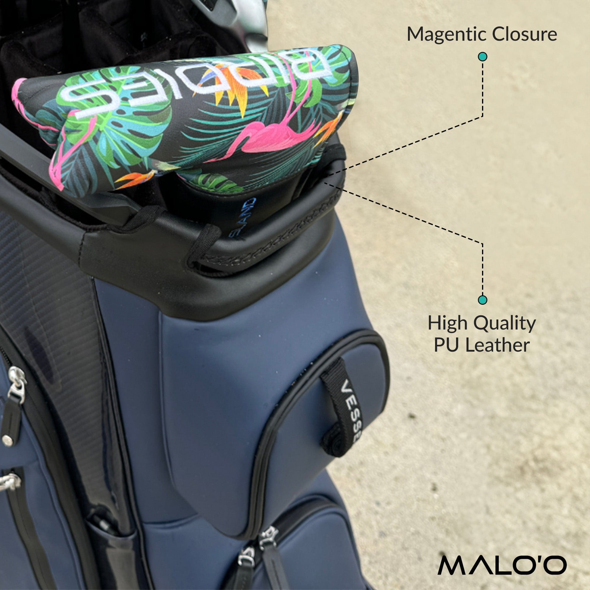 Malo'o Racks Island Birdies Blade Putter Cover