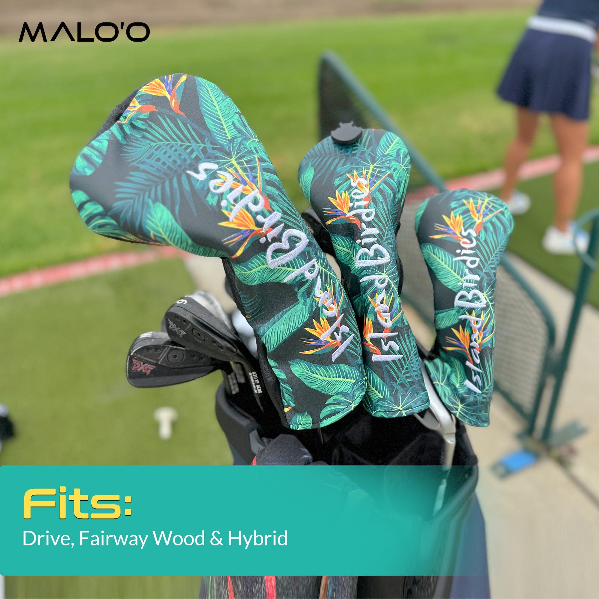 Malo'o Racks Island Birdies Headcovers Set