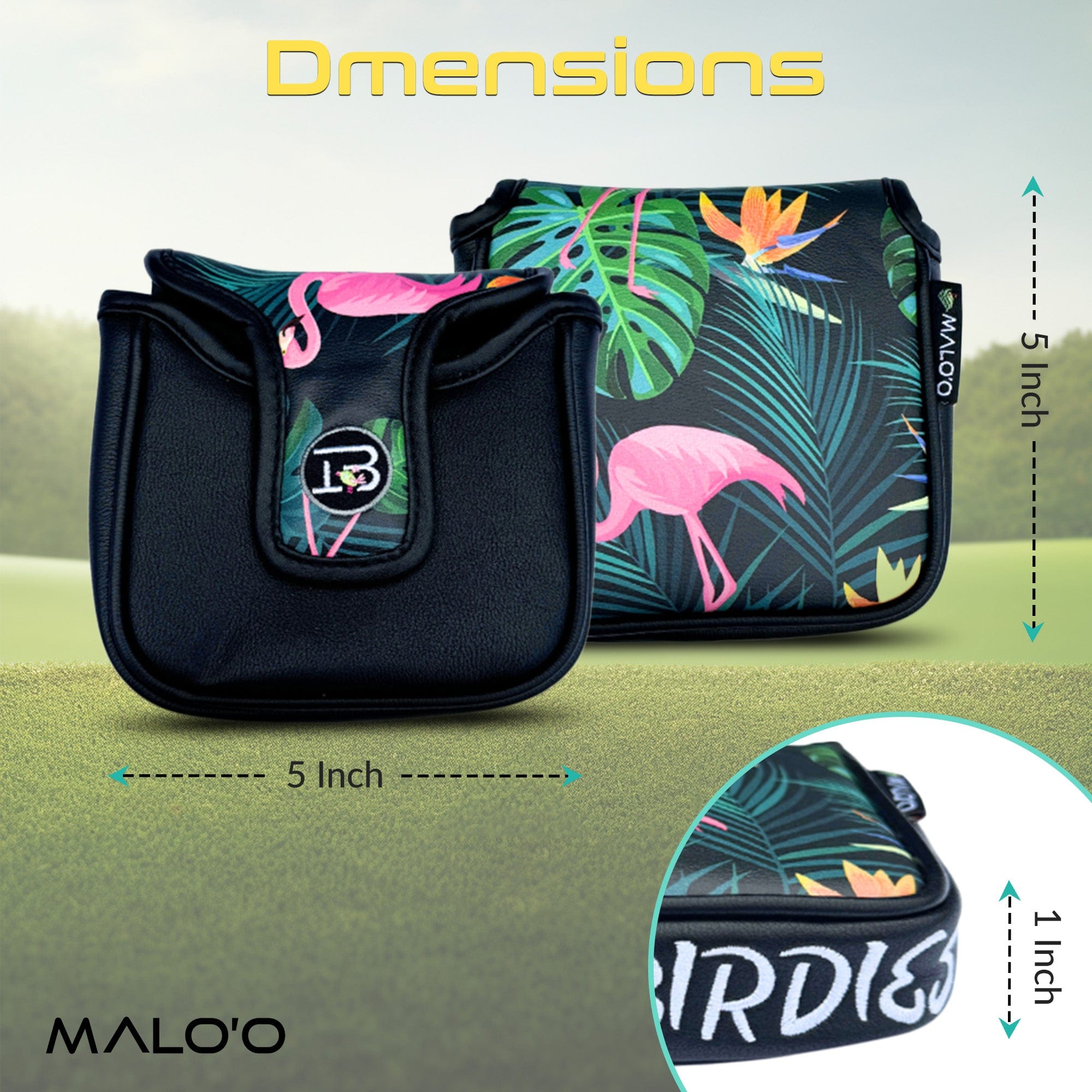 Malo'o Racks Island Birdies Mallet Putter Cover