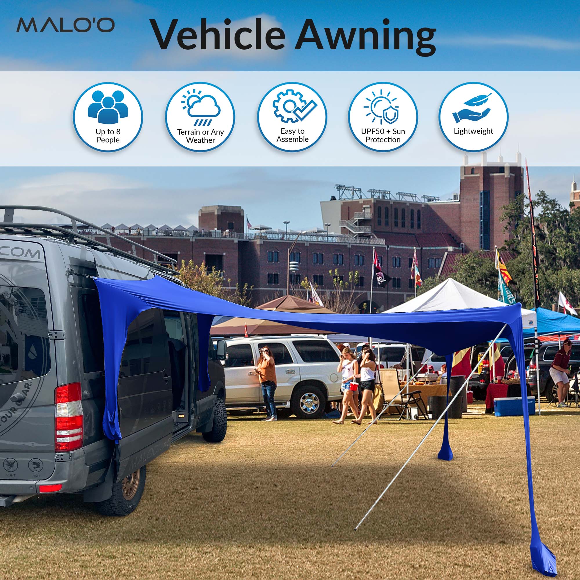 Malo&#39;o Racks Malo&#39;o Canopy Tent &amp; Vehicle Awning