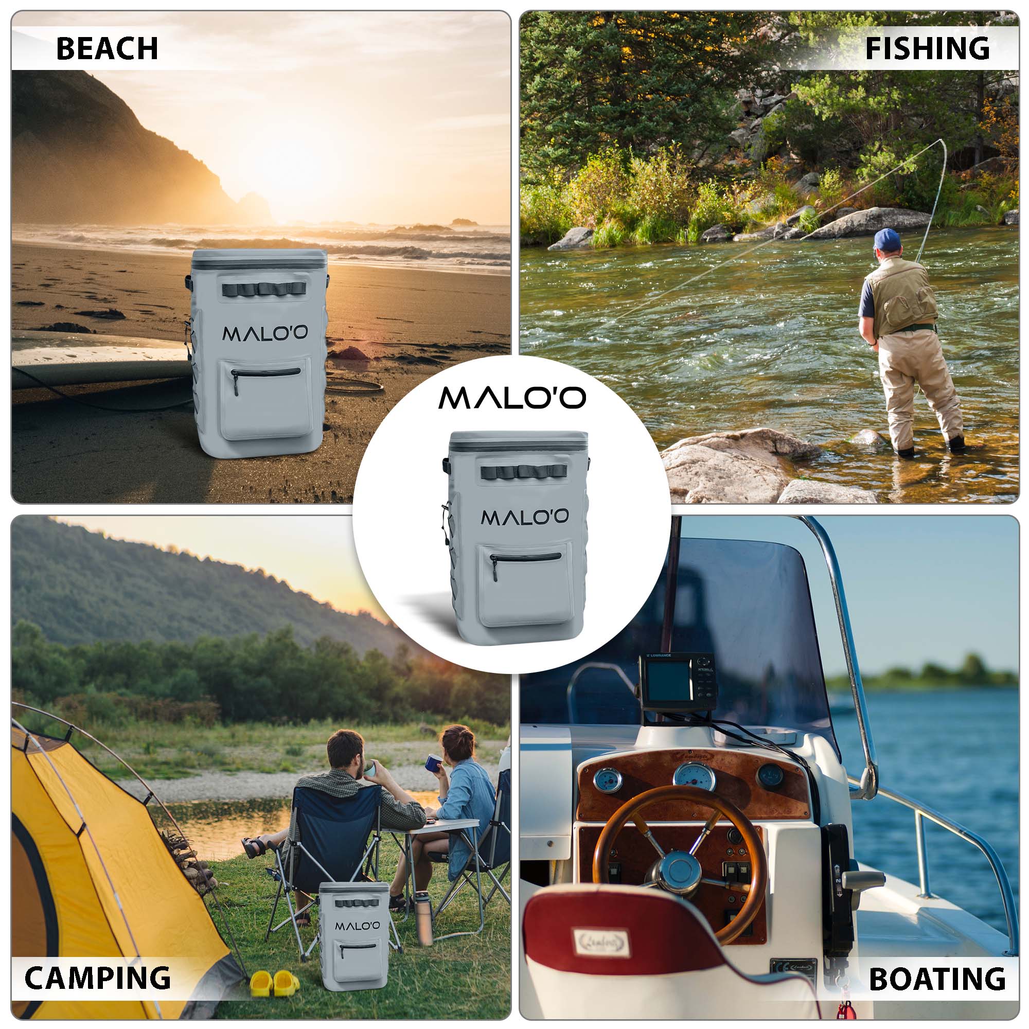 Malo'o Racks Malo'o DryPack Adventure  Backpack Cooler