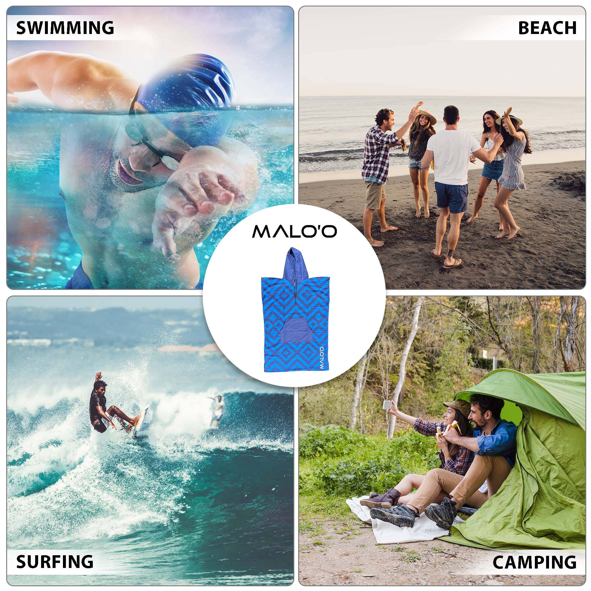 Malo'o Racks Malo'o Eco Changing Poncho