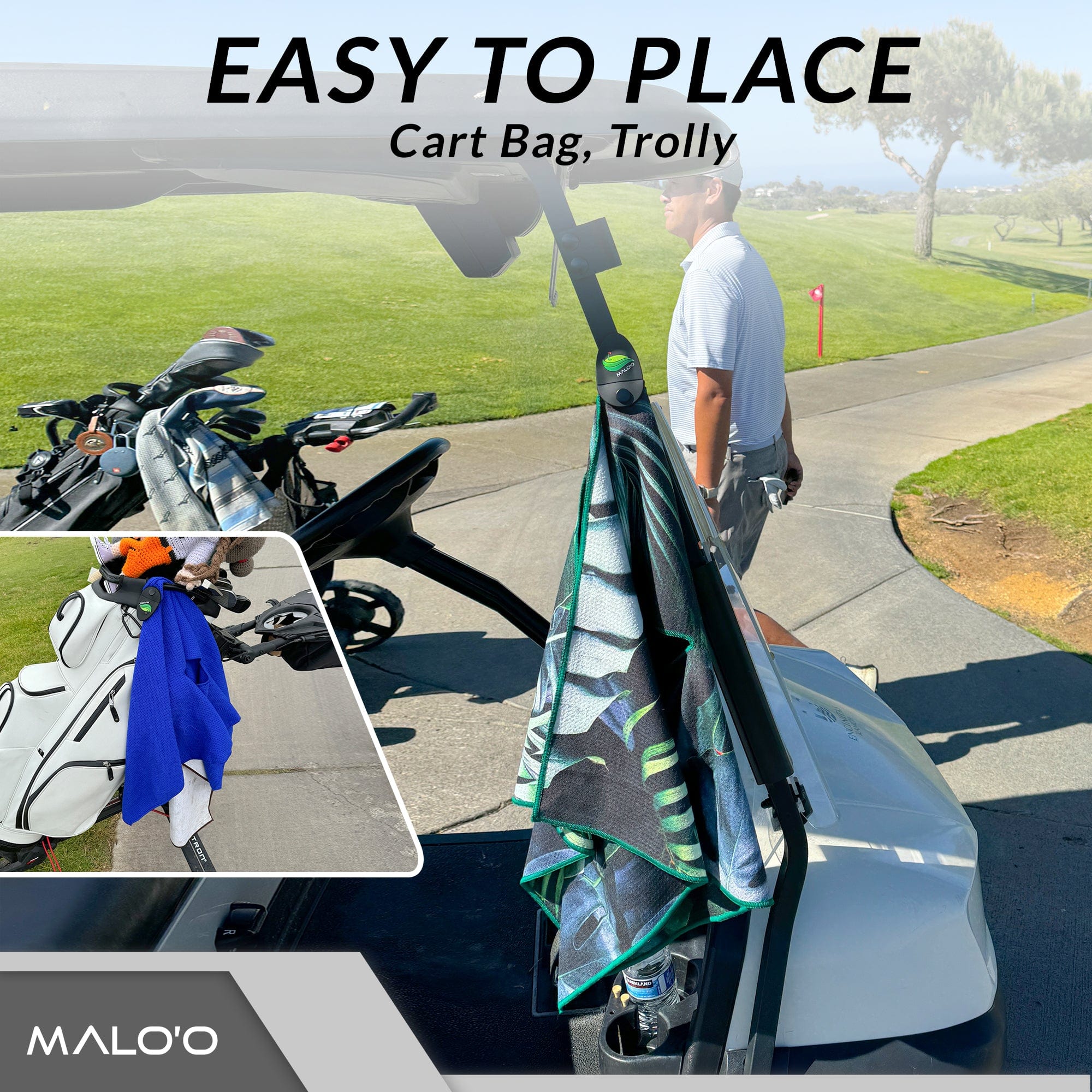 Malo'o Racks Malo'o Magnetic Golf Towels (Pair)