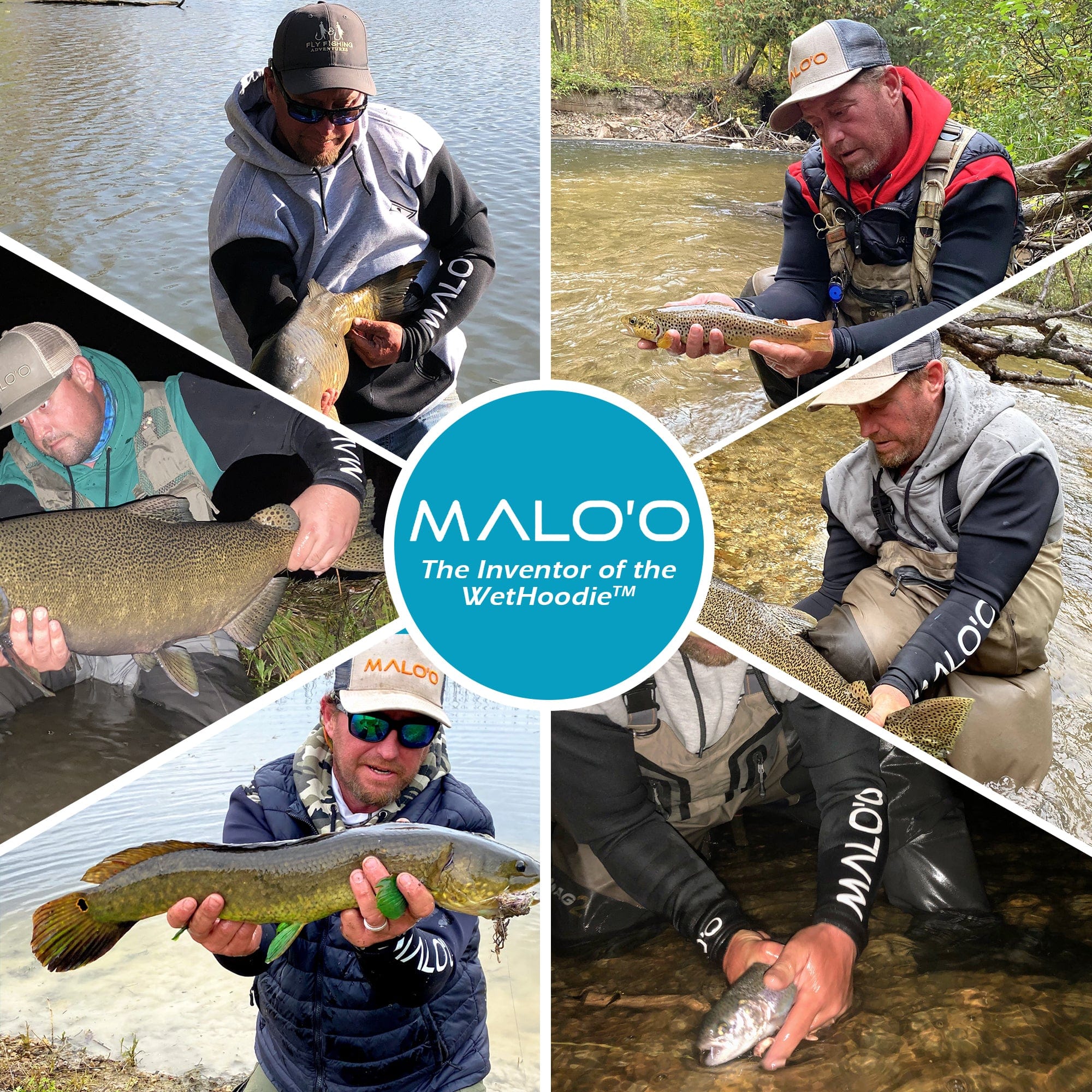 WetHoodie™ Fishing Outerwear - Malo'o Racks