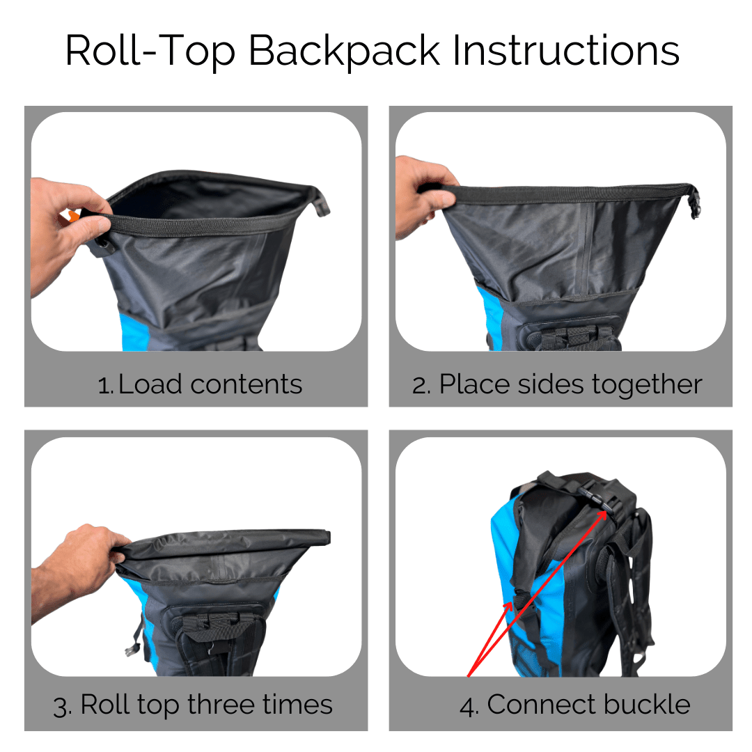 DryPack 30 Liter Waterproof Backpack - Malo'o Racks