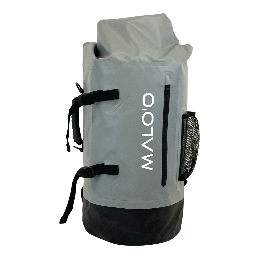 Malo'o Racks 40L Backpack DryBag Grey Malo'o XL DryPack Backpack
