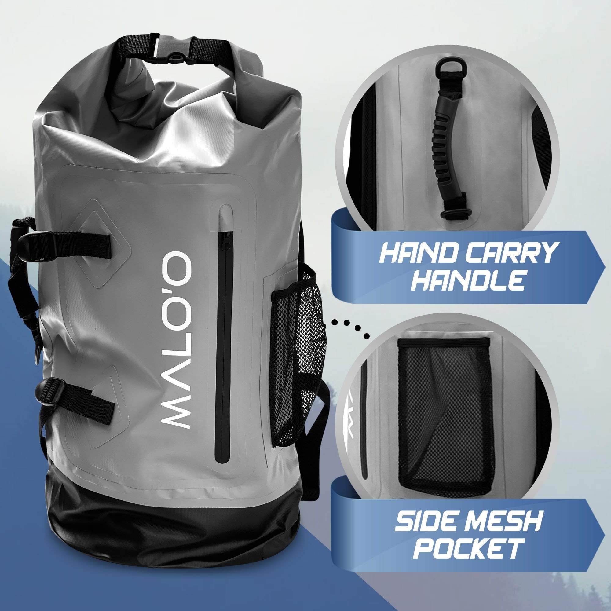 Malo'o Racks 40L Backpack DryBag Malo'o XL DryPack Backpack