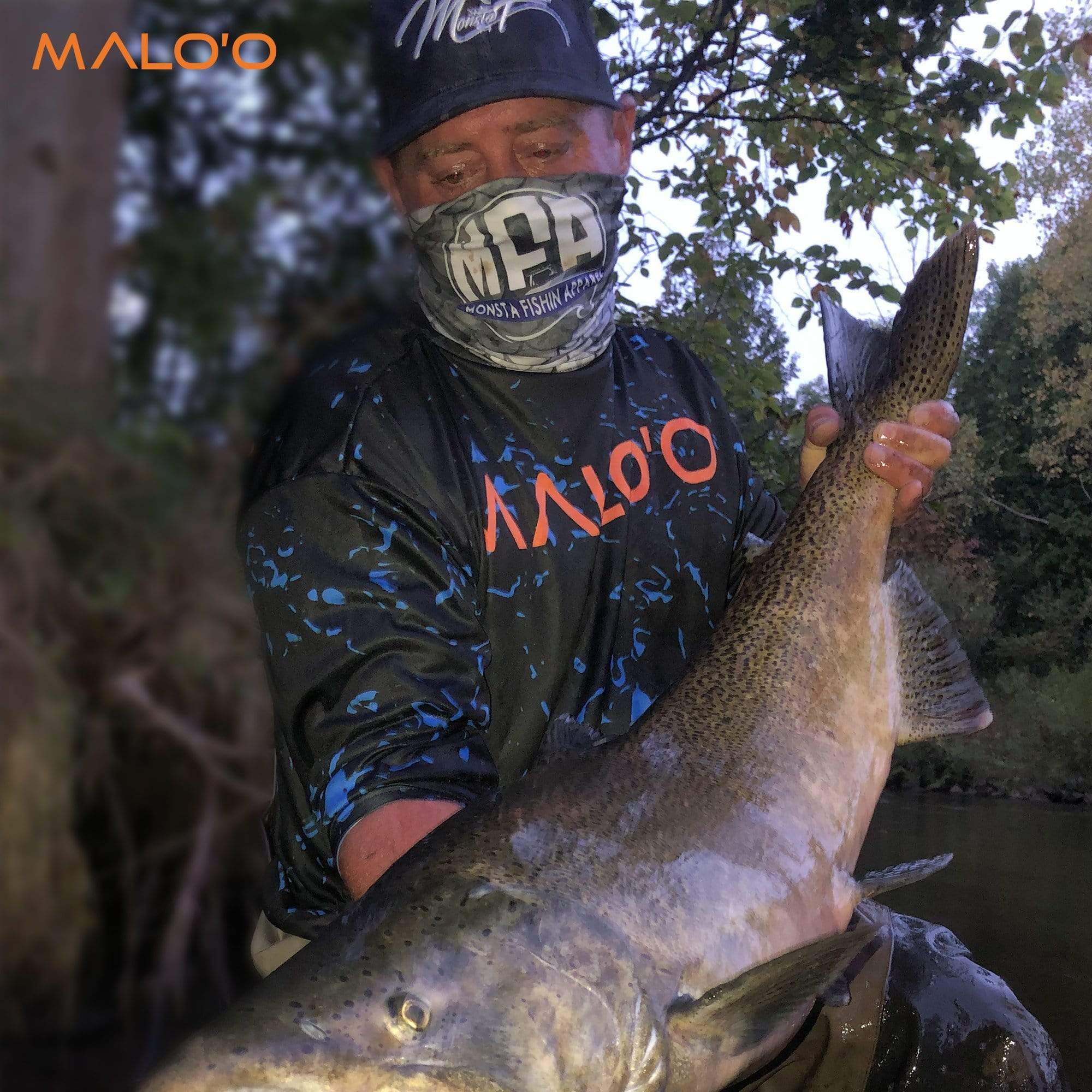 Malo&#39;o Racks Fishing Shirt large / Blue Malo’o Performance Fishing Shirt