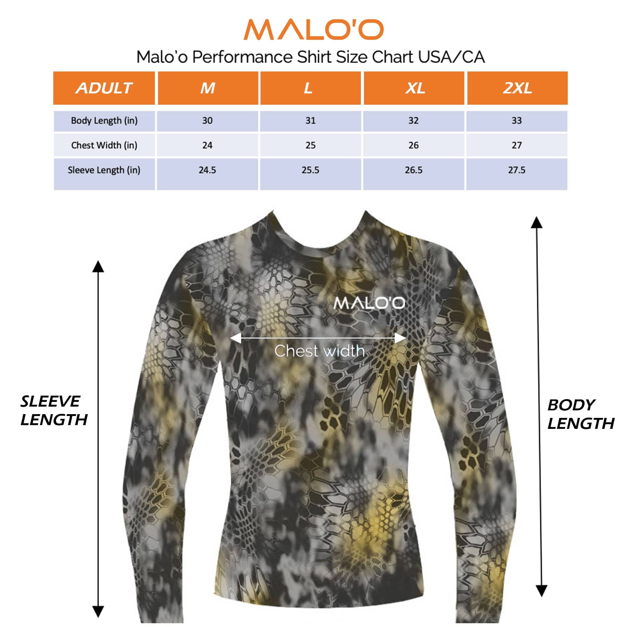 Malo&#39;o Racks Fishing Shirt Malo’o Performance Fishing Shirt