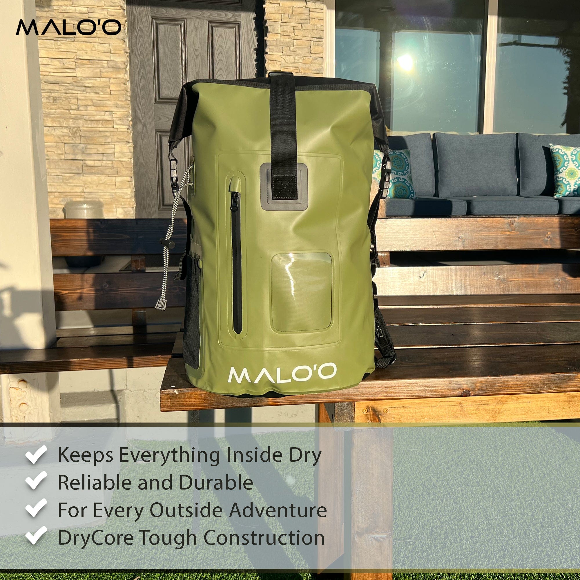 Malo'o Racks Malo'o DryPack Waterproof Backpack - 40 Liters