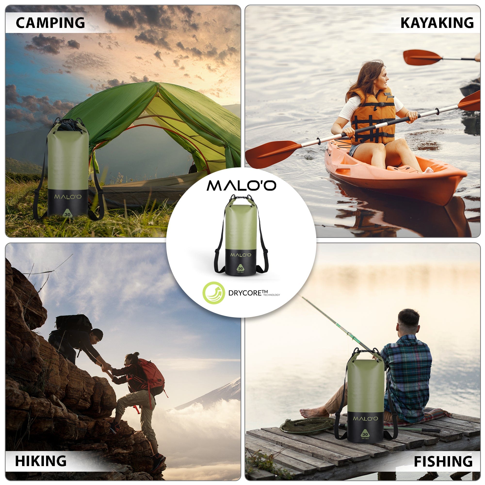 Malo&#39;o Racks Malo&#39;o DryPack Waterproof Bag - 30L