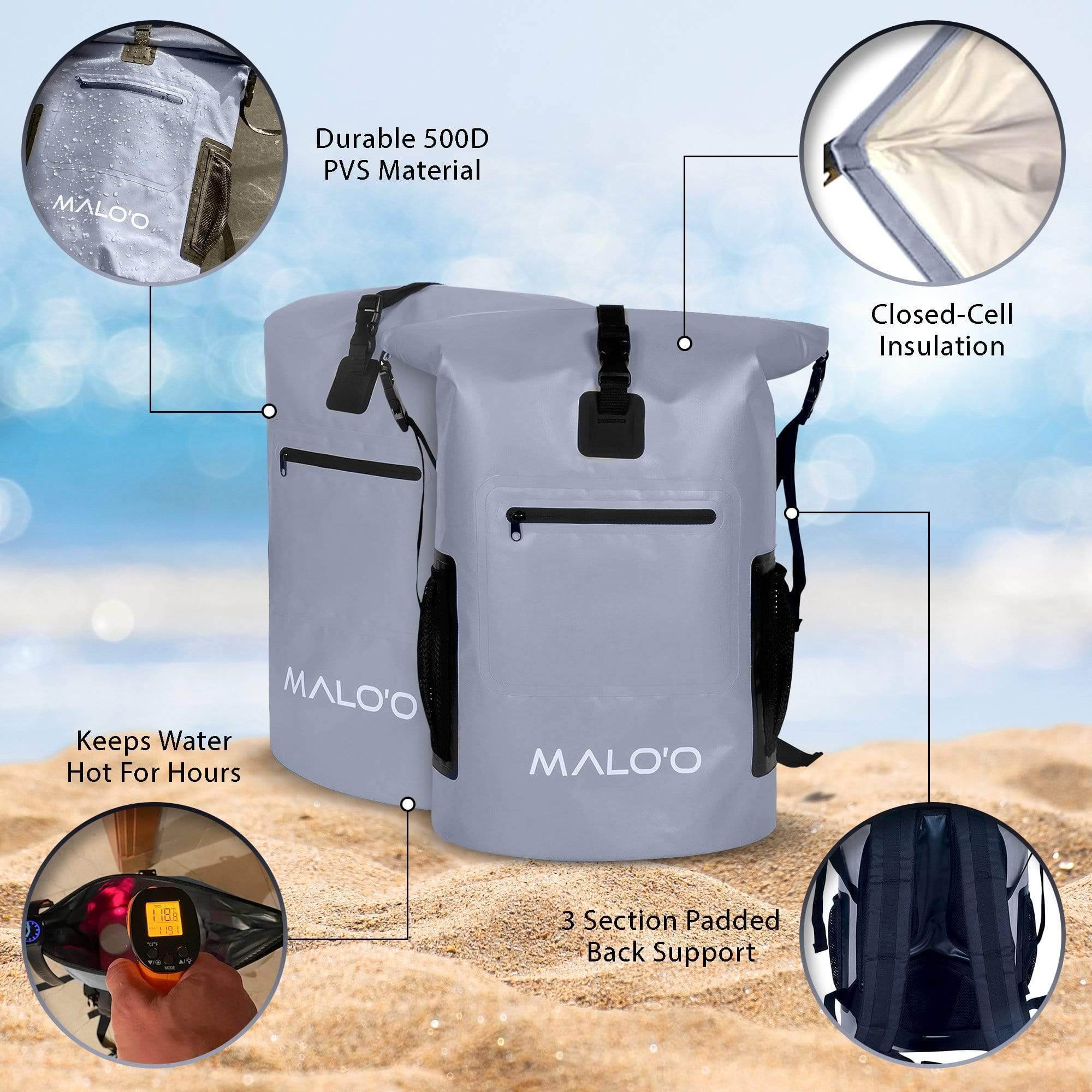 Malo&#39;o Racks Malo&#39;o Surf Hot Water Jug Bag