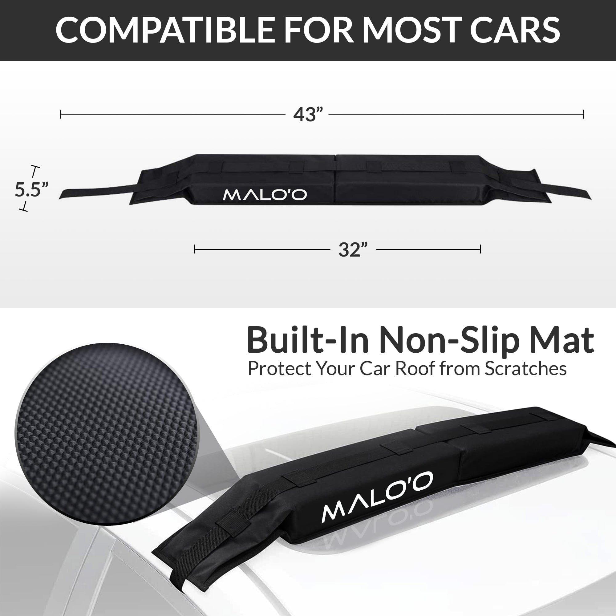 Malo&#39;o Racks Malo&#39;o Surfboard Roof Rack