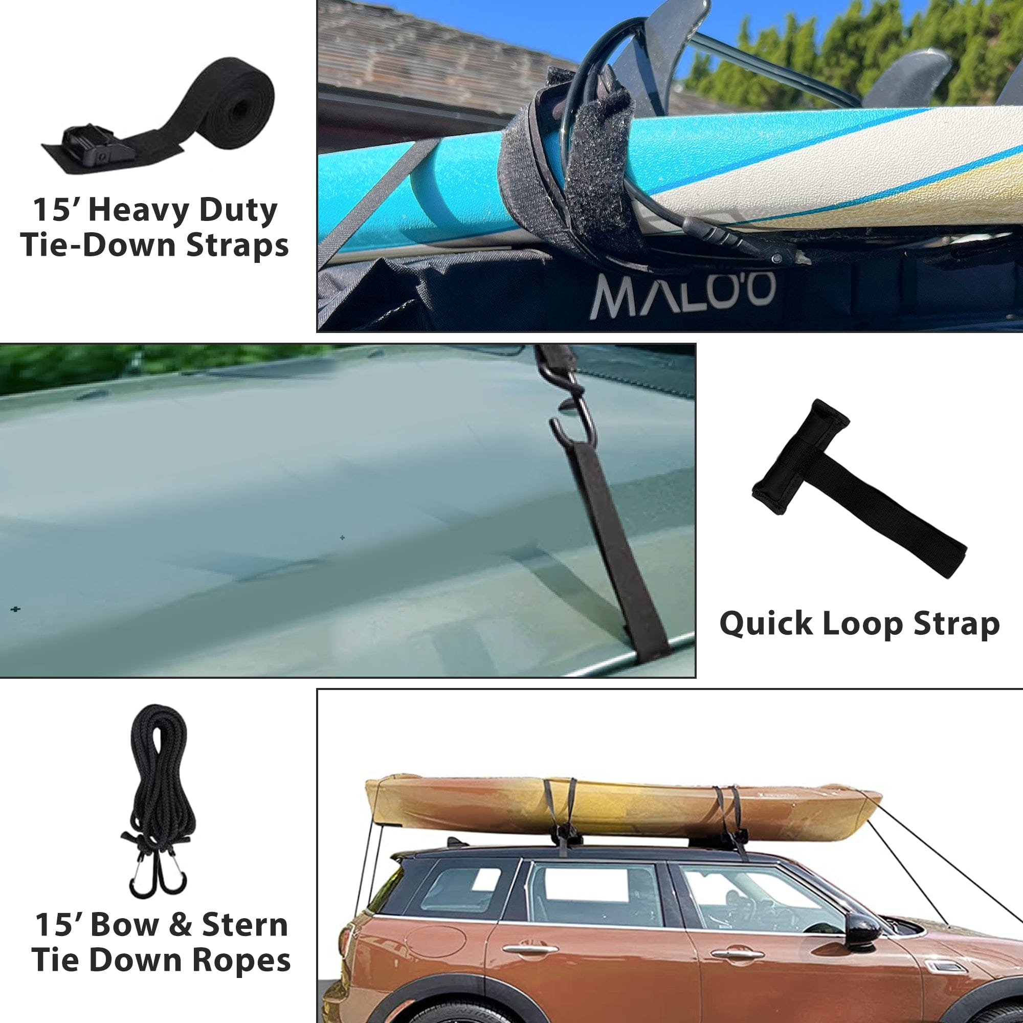 Malo&#39;o Racks Malo&#39;o Surfboard Roof Rack