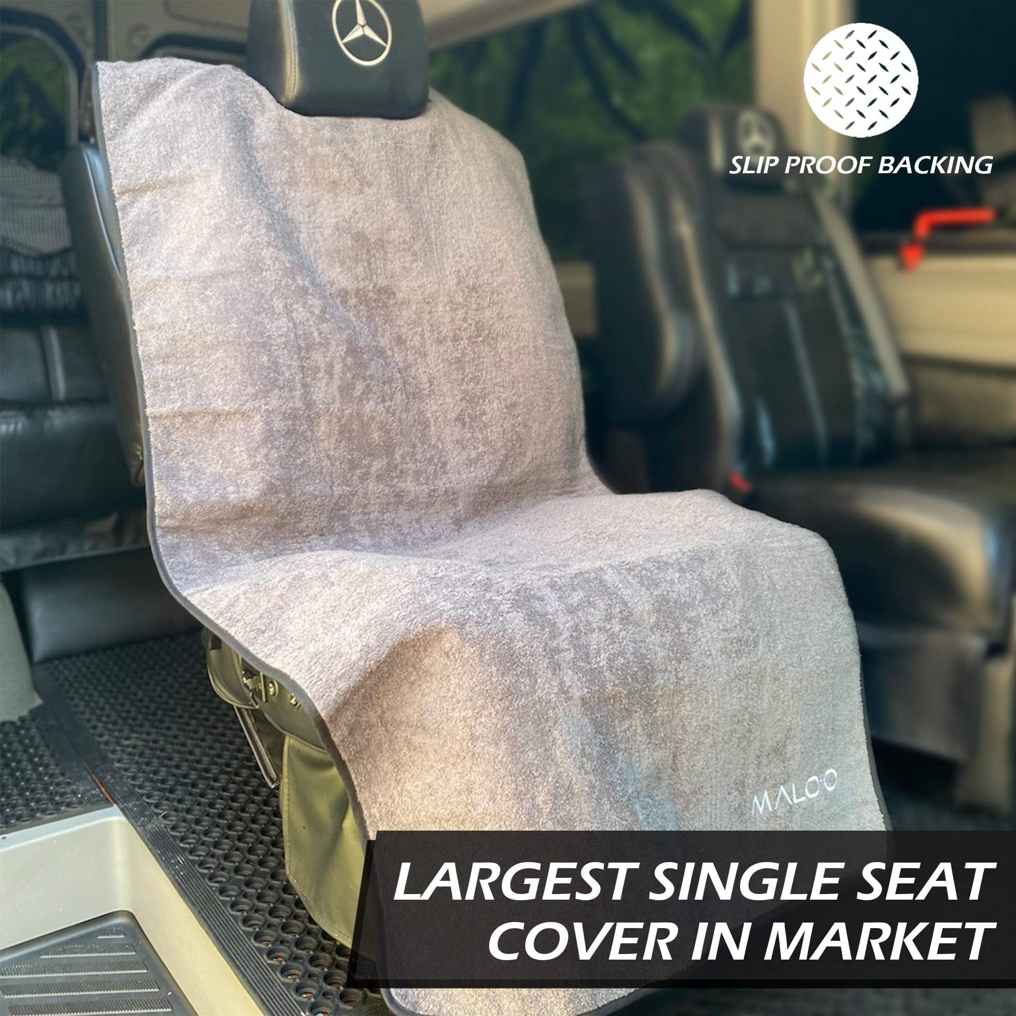 Malo'o Racks Terry Seat Cover Malo'o SeatGuard Terry Cloth Car Seat Cover