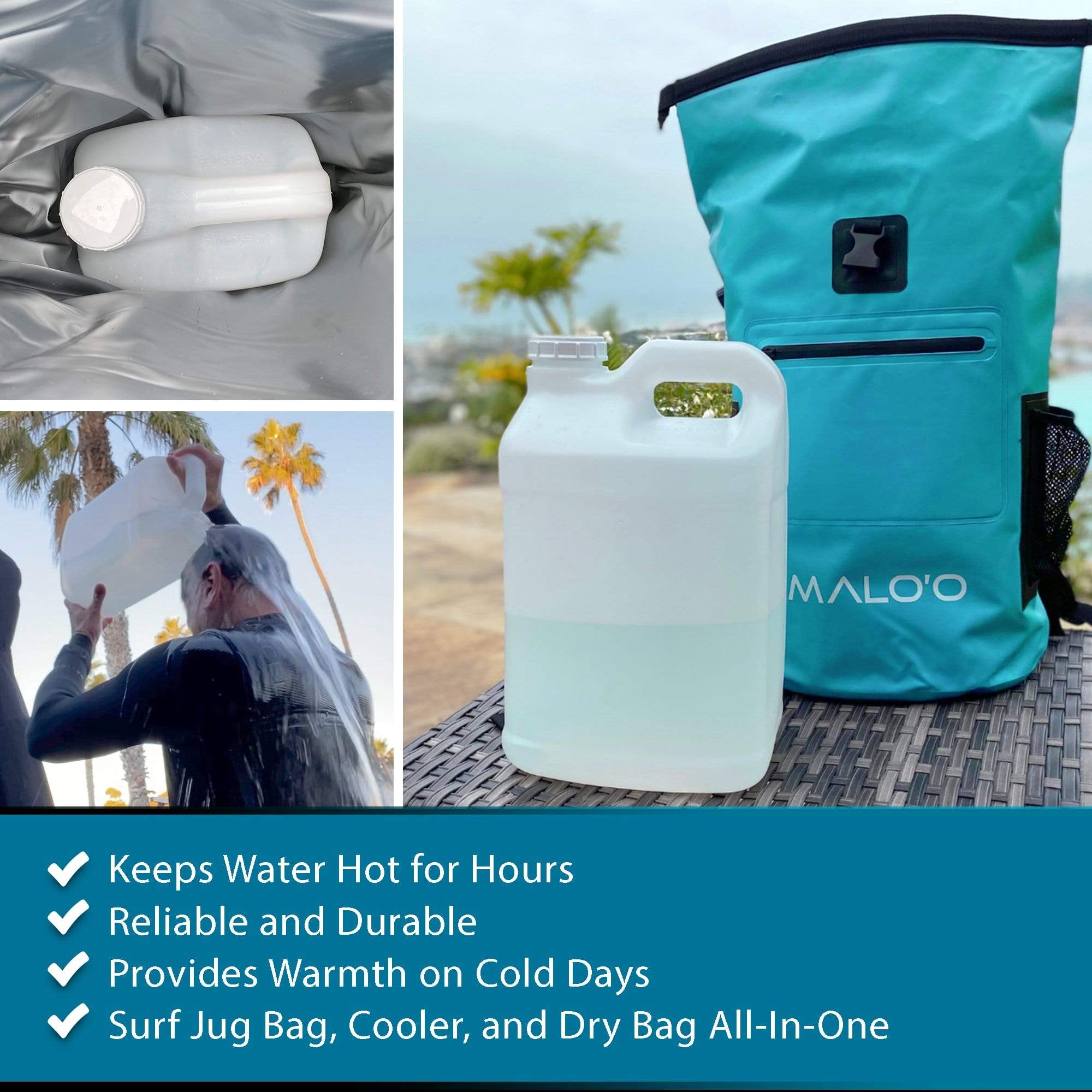 Portable Shower Jug - Malo'o Racks